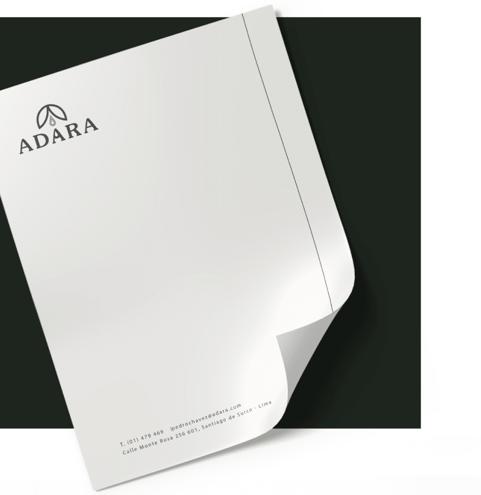 Adara vista branding