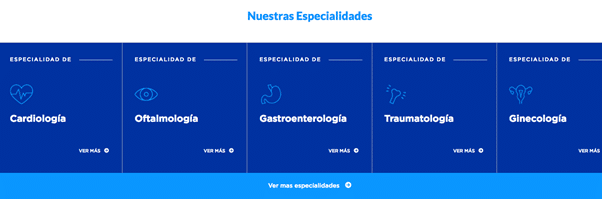 Clinica Internacional especialidades