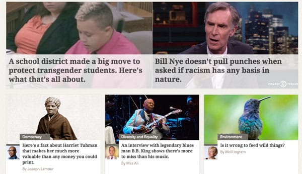 pagina web scroll vertical